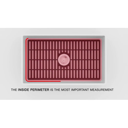 VIGO 27" L x 15" W Silcone Bottom Sink Grid for 30 in. Single Bowl